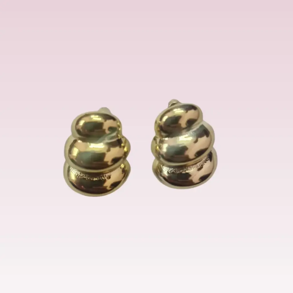 Elegant Hoop Golden Earrings